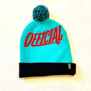⚡️ Teal Black & Red Official Beanie
